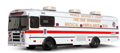 Medical Ambulance Bus